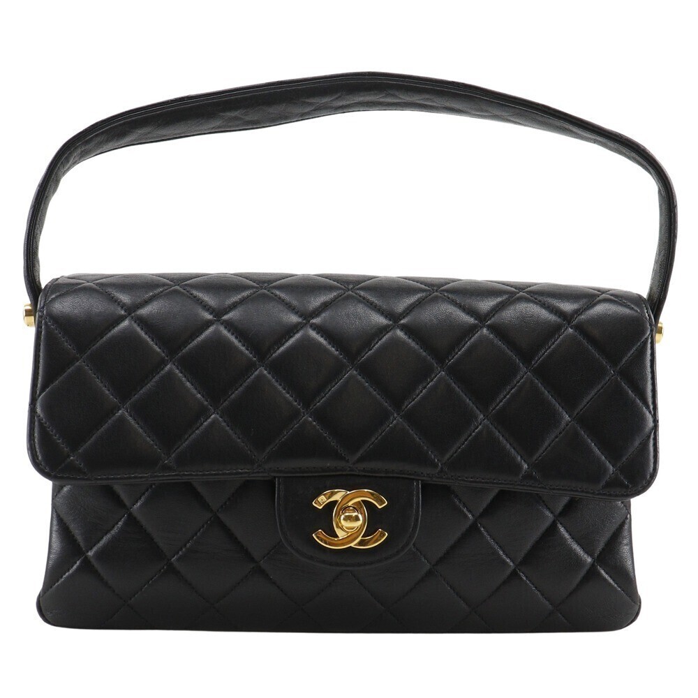 Chanel Vintage Double Sided Quilted Lambskin Large